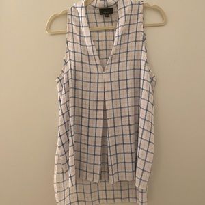 Shift tank, blue/pink pattern